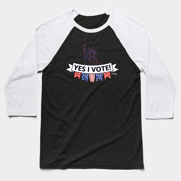 Say YES - Vote: The Real MVP Baseball T-Shirt by LollipopINC